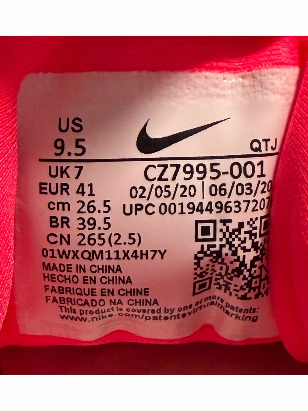 Nike Air Vapormax Plus “Pink Blast” EUC - Picture 12 of 13